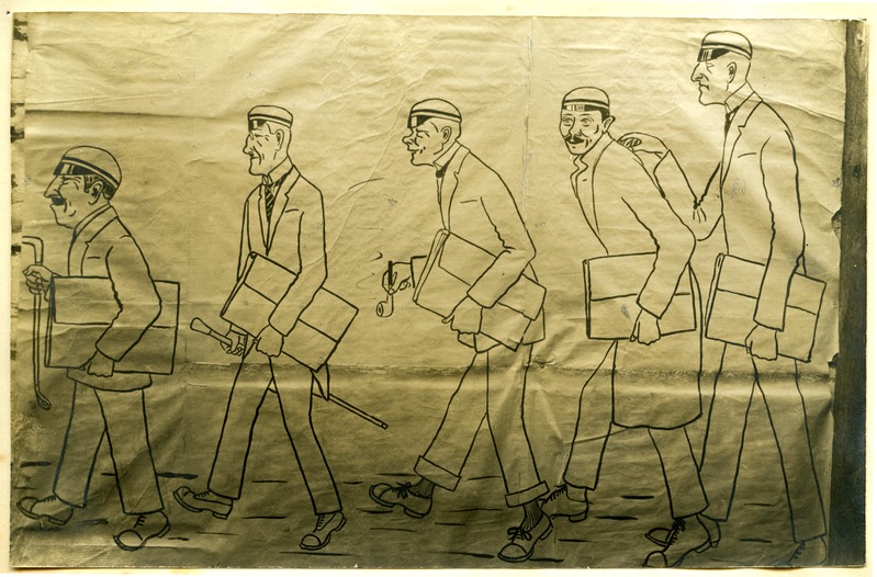 Karikatuurid korporatsioon Estonia liikmetest