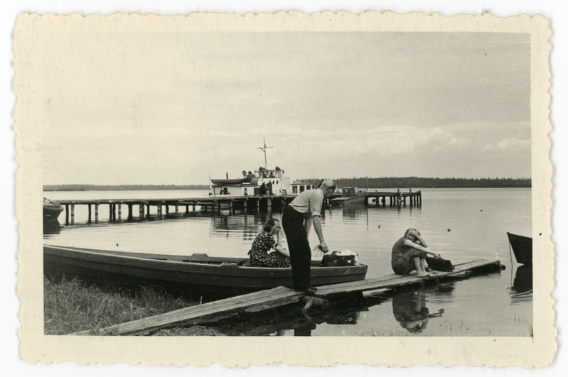 Valdai järve ääres 1955. a