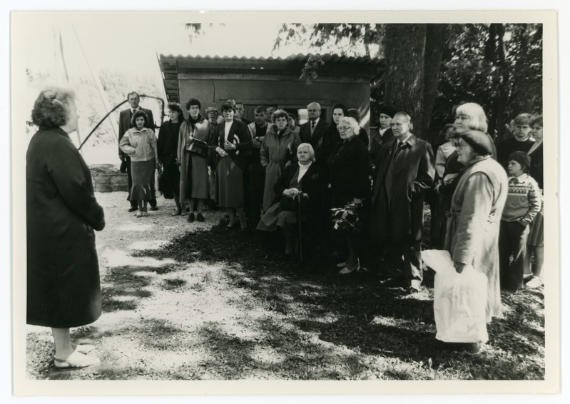 Mälestustahvli avamine Julius ja Reinhold Marki sünnitalul