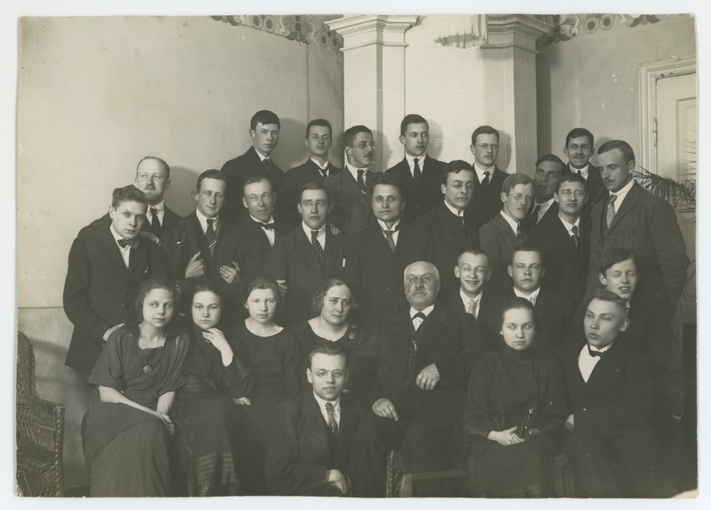 Tartu ülikooli usuteaduskonna üliõpilased. Grupipilt