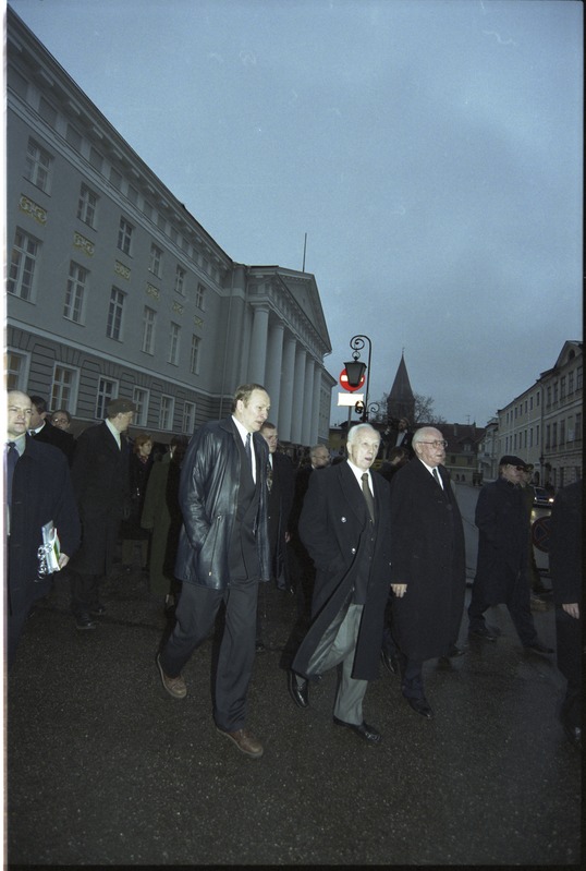Ungari Vabariigi presidendi külaskäik Tartu Ülikooli, 13. dets.2000