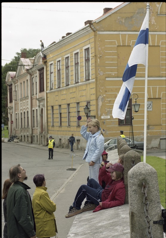 Tema Ekssellents Soome Vabariigi presidendi Tarja Haloneni ja dr. Pentti Arajärvi külaskäik Tartu Ülikooli, 10. sept. 2003