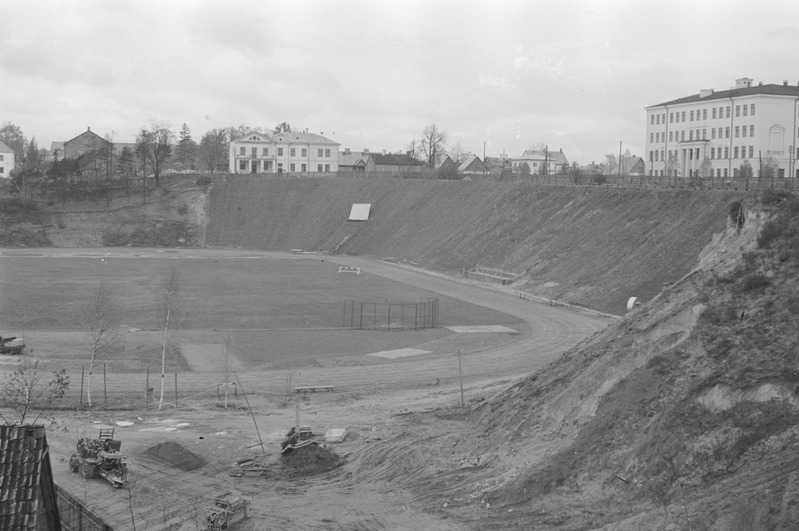 Tartu ülikooli staadioni ehitus 1954.-1958. a.
