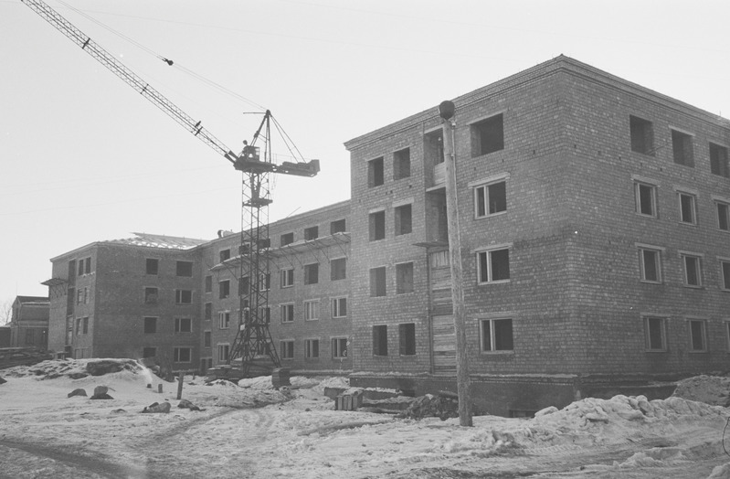 Koperatiivelamu "Kodutare" ehitus Tiigi t. 1. 20. veebruar 1959. a.
