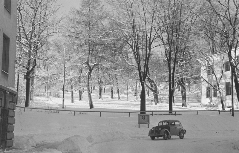 Tartu linna vaated. Talv Toomemäel