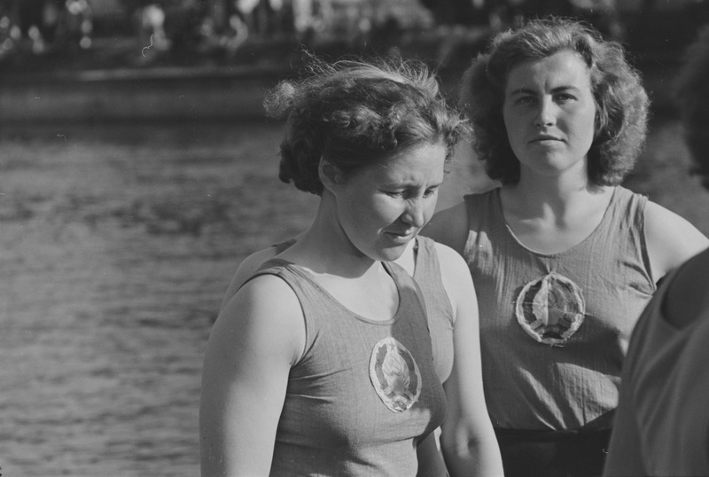 Sõudevõistlused Emajõel Eesti-Läti-Leedu-Valgevene. 6. juuni 1959. a.