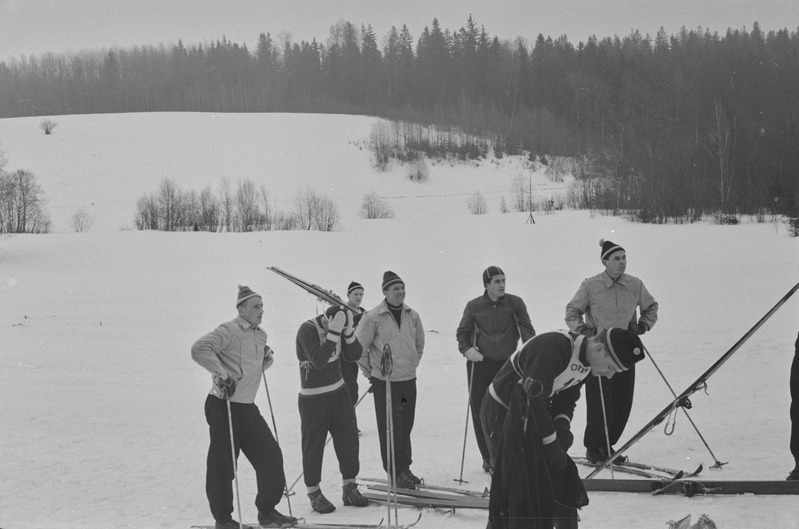 Suusasport Otepääl. Veebruar 1958. a.