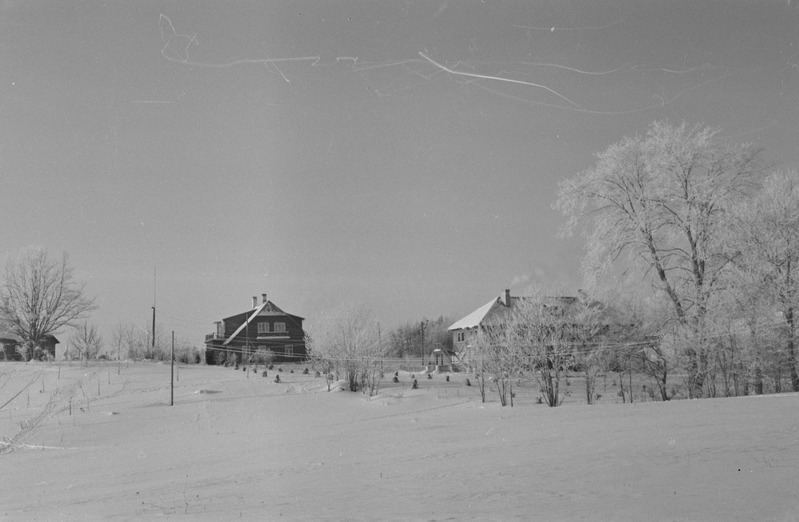 Suusaspordi laager Käärikul. Veebruar 1958. a.