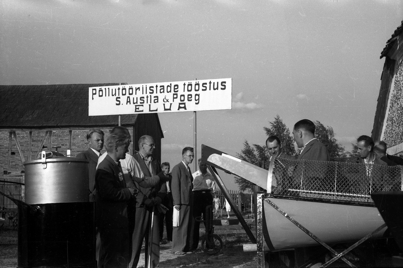 Põllutööriistade tööstus S. Austla & Poeg väljapanek (Elva kodumajanduse näitus)