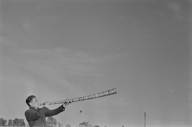 Eesti NSV X aastapäeva pidustused Tartus Tamme staadionil 1950. a.