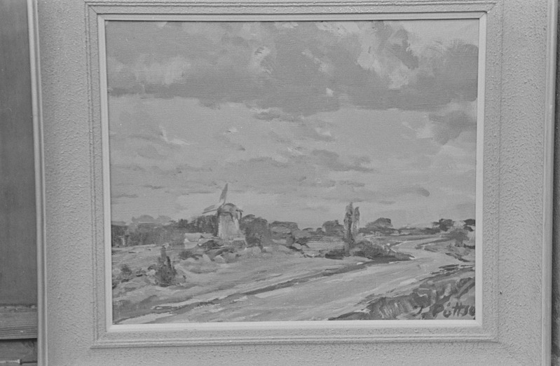 Juhan Püttsepa maal "Uduvere küla". November 1959. a.