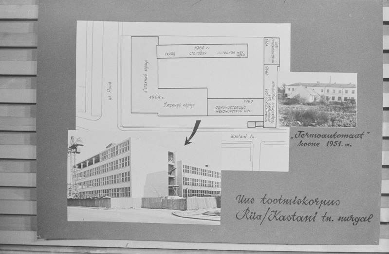 Näitus "Tartu tööstus" Tartu raudteelaste klubis. Tartu ülikooli NSV Liidu ajaloo kateeder. 16. oktoober 1964. a.