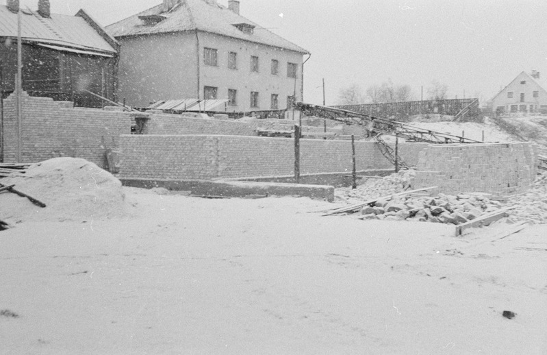 Tartu ülikooli staadioni ehitus. Sügis 1956. a.