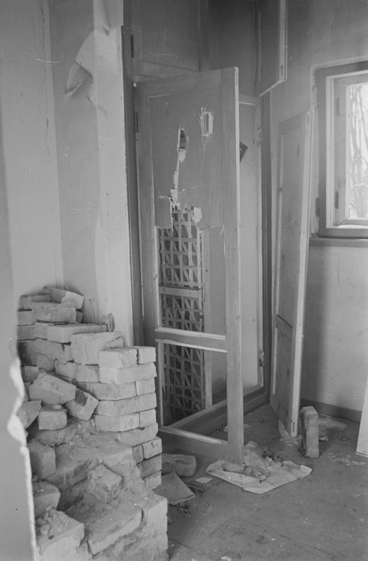 Tartu ülikooli siseujula ehitus Tähtvere pargi juures. 29. oktoober 1963. a.