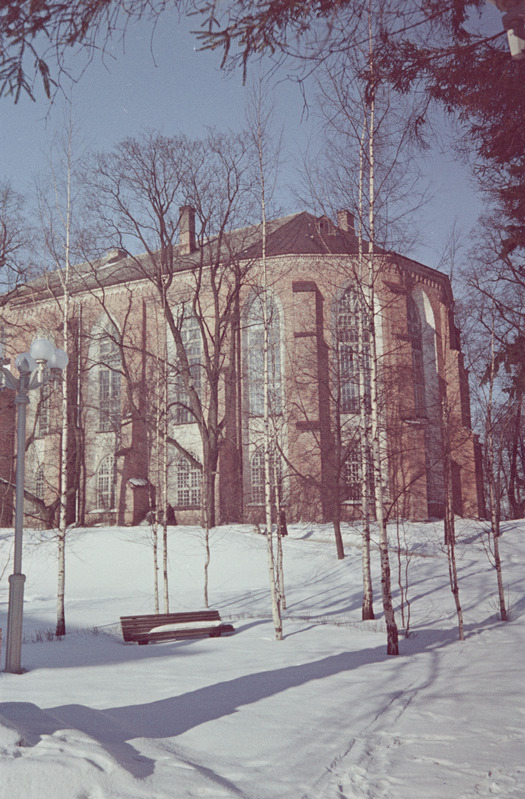 Tartu ülikooli teaduslik raamatukogu. Välisvaated. Veebruar 1958. a.