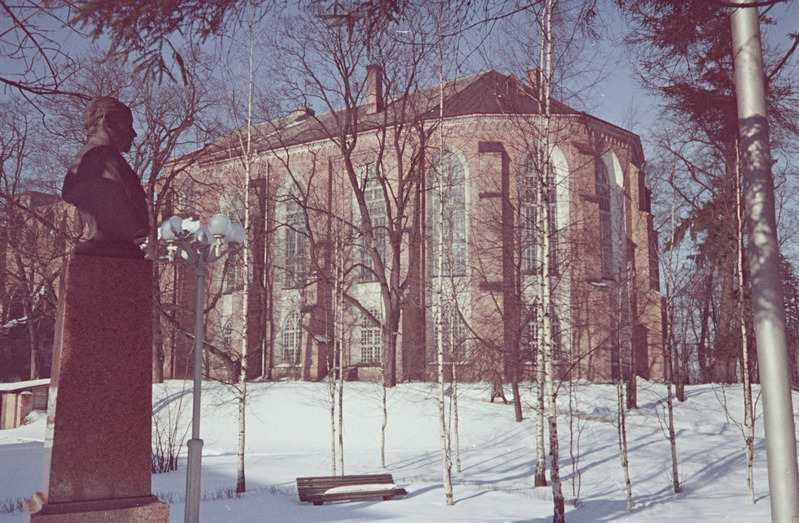 Tartu ülikooli teaduslik raamatukogu. Välisvaated. Veebruar 1958. a.