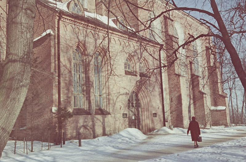 Tartu ülikooli teaduslik raamatukogu. Välisvaated. Veebruar 1958. a.