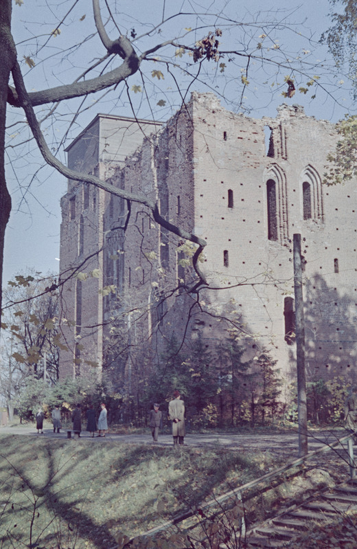 Tartu ülikooli teaduslik raamatukogu. Välisvaated. Veebruar 1958. a.