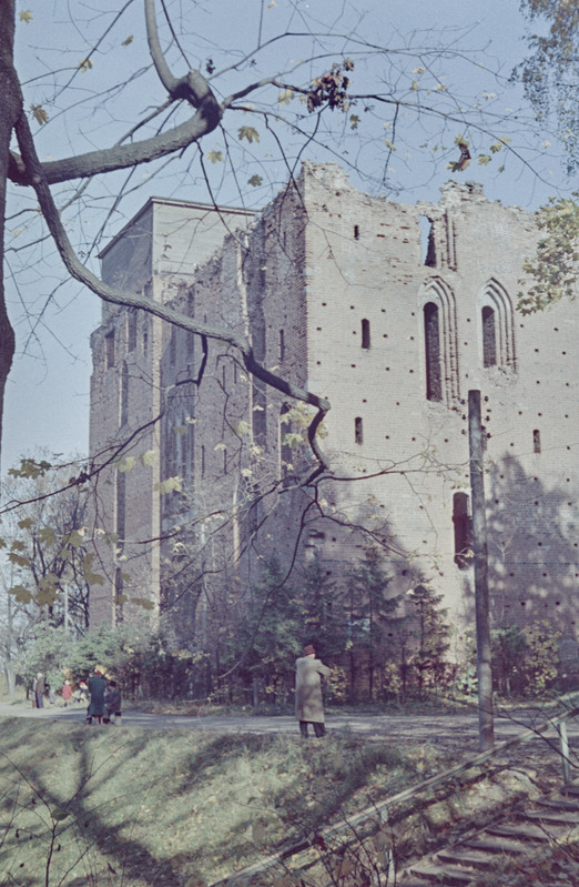 Tartu ülikooli teaduslik raamatukogu. Välisvaated. Veebruar 1958. a.