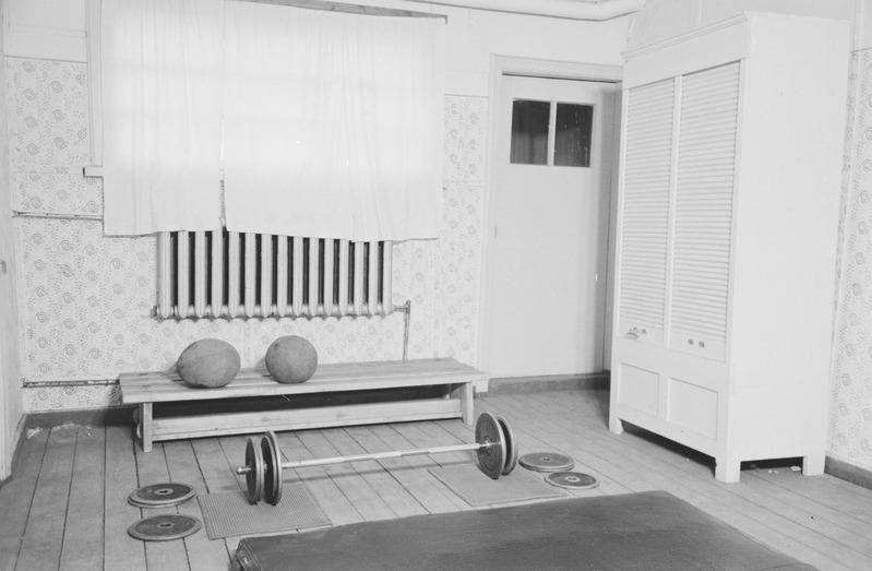 Tartu ülikooli paadisadam. 6. aprill 1959. a.