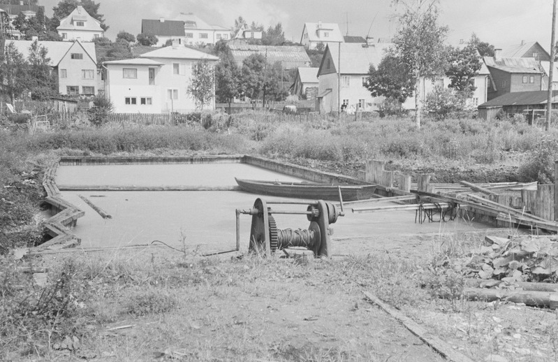 Tartu ülikooli paadisadam. Sõudebaasi välisvaated, sisevaated