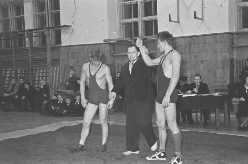 Tartu ülikooli esivõistlused raskejõustikus. 21. november 1959. a.