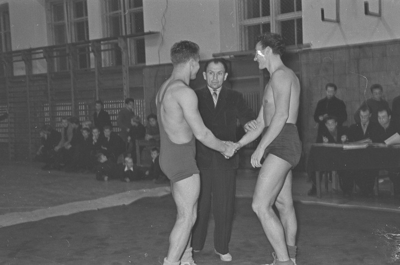 Tartu ülikooli esivõistlused raskejõustikus. 21. november 1959. a.