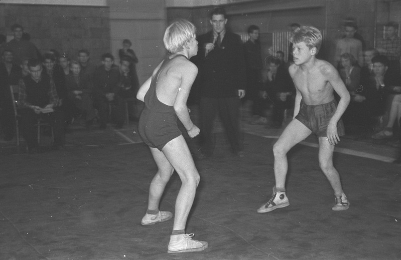 Tartu ülikooli esivõistlused raskejõustikus. 21. november 1959. a.