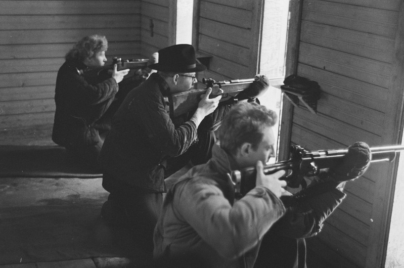 Laskevõistlused Tartu ülikooli laskerajal 1959. a. Laskurid