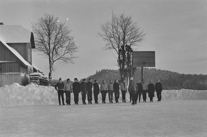 Suusavõistlused Otepääl, Käärikul. Veebruar 1958. a.
