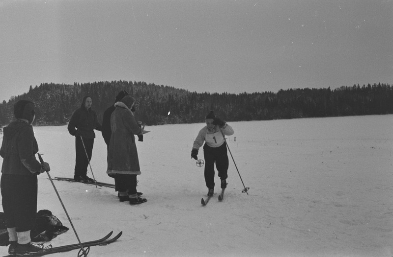 Suusavõistlused Otepääl, Käärikul. Veebruar 1958. a.