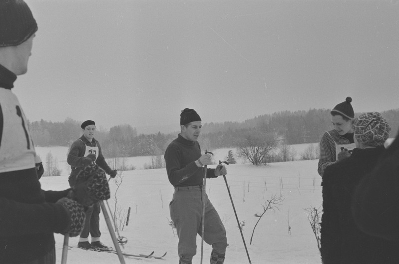 Suusavõistlused Otepääl, Käärikul. Veebruar 1958. a.