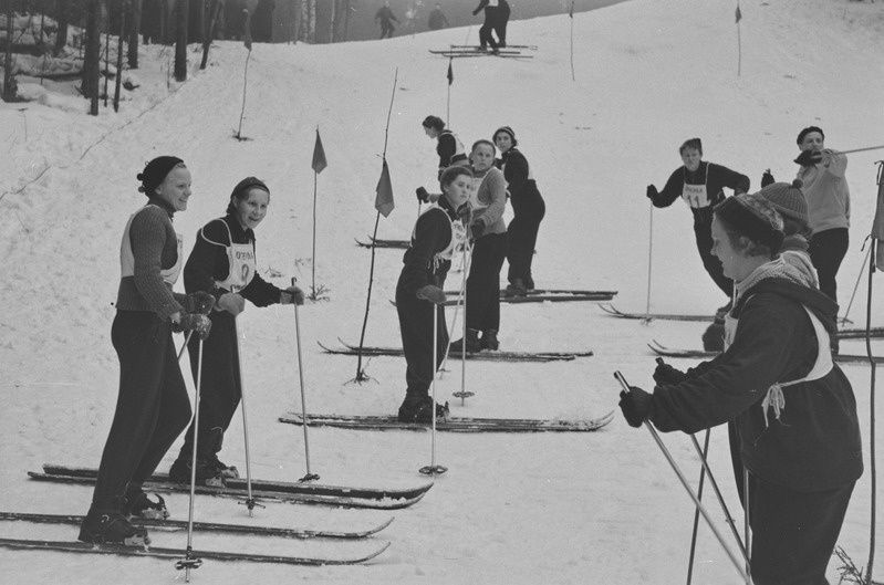 Karikavõistlused slaalomis Otepääl. 26 veebruar-1. märts 1958. a.