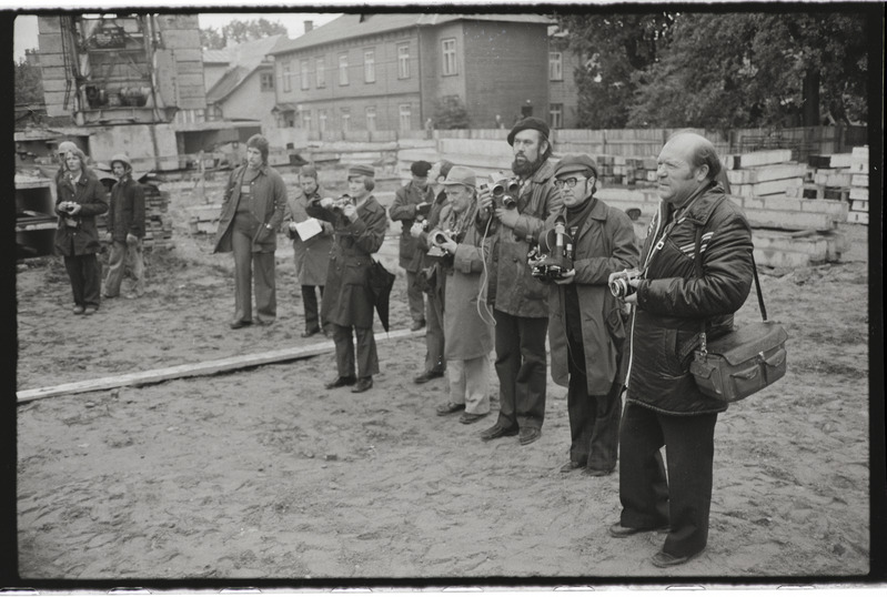 Tartu ülikooli raamatukogu hoonele nurgakivi panek. 27. september 1976. a.