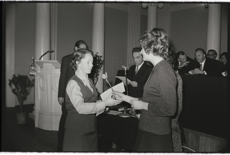 Tartu ülikooli arstiteaduskonna päev ülikooli aulas. 15. oktoober 1976. a.