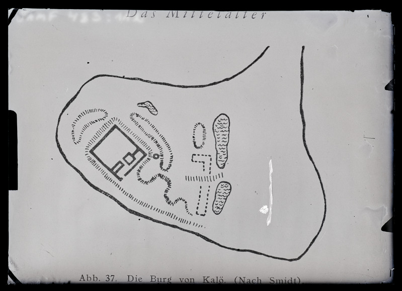 Kalø linnus Taanis. Põhiplaan