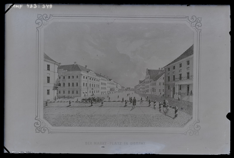 Der Markt-Platz in Dorpat