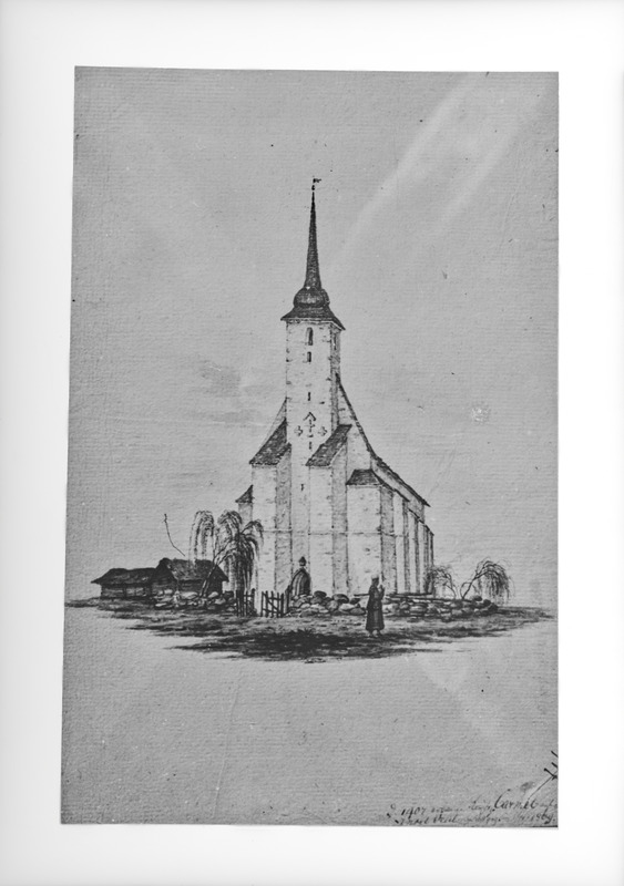 Kaarma kirik. Joonistus