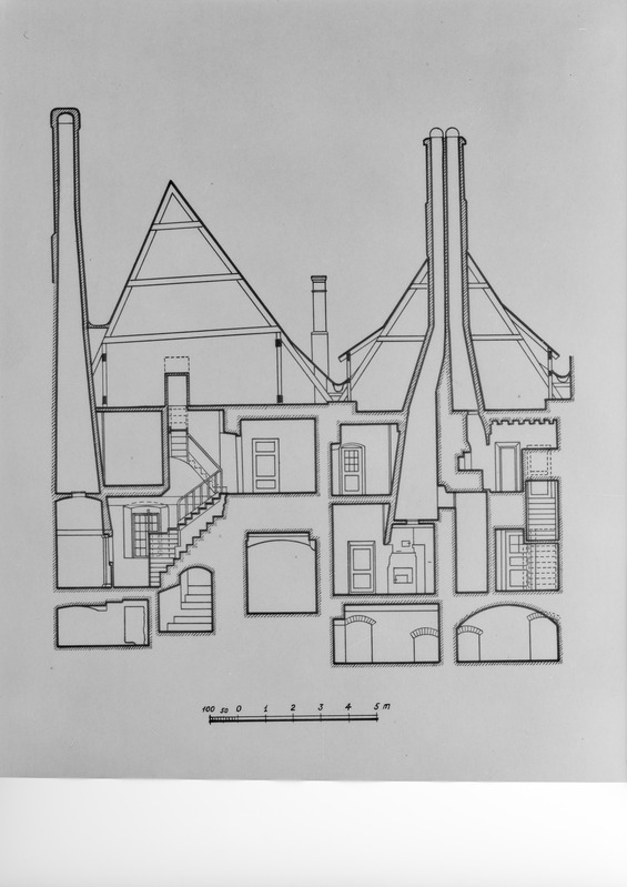 Tallinn. Rataskaevu t. 34, 34a. Põikilõige