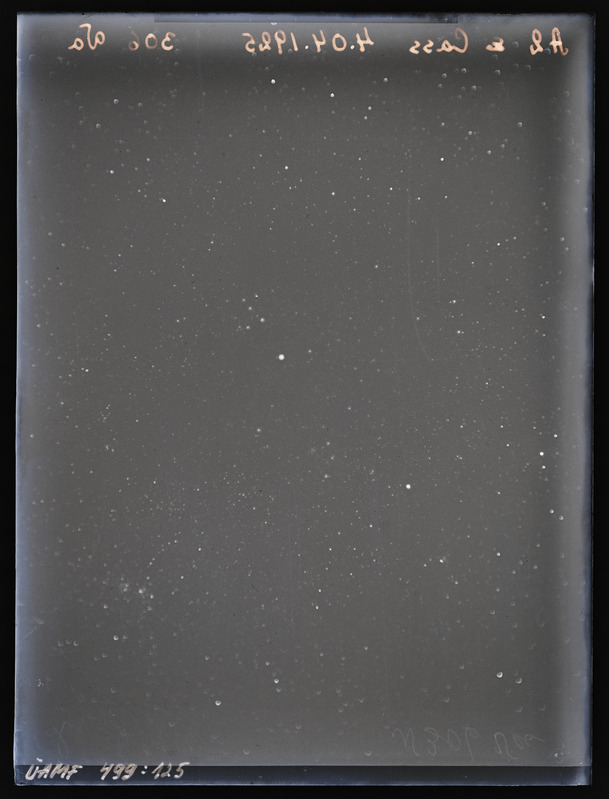 Ülesvõte Kassiopeia (Cassiopeia) tähtkujust. A2 e Cass 4.04.1925 306 Va