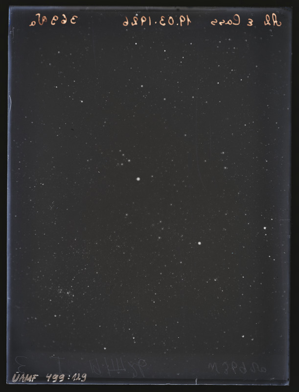 Ülesvõte Kassiopeia (Cassiopeia) tähtkujust. A2 e Cass 19.03.1926 369 Va