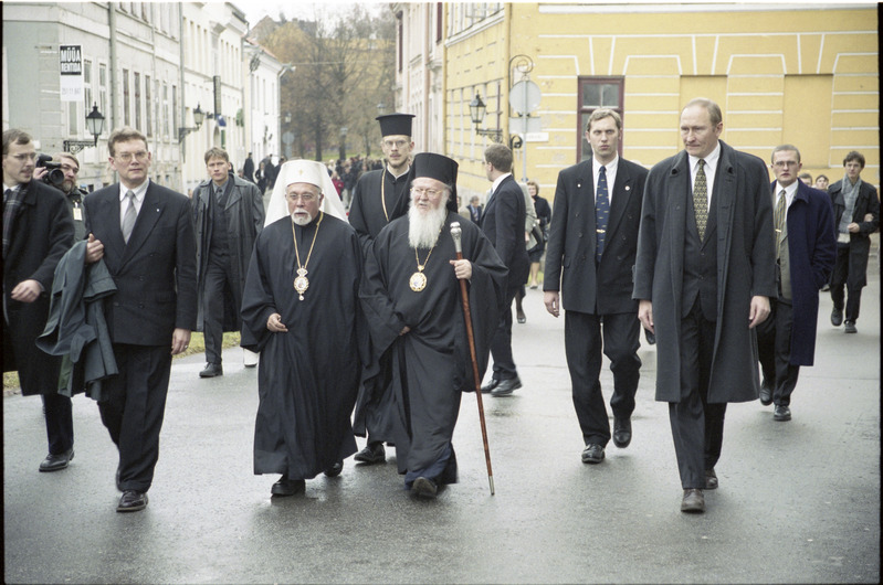 Isa Bartholomeos I ehk Bartolomeos I  Tartu Ülikoolis oktoober 2000