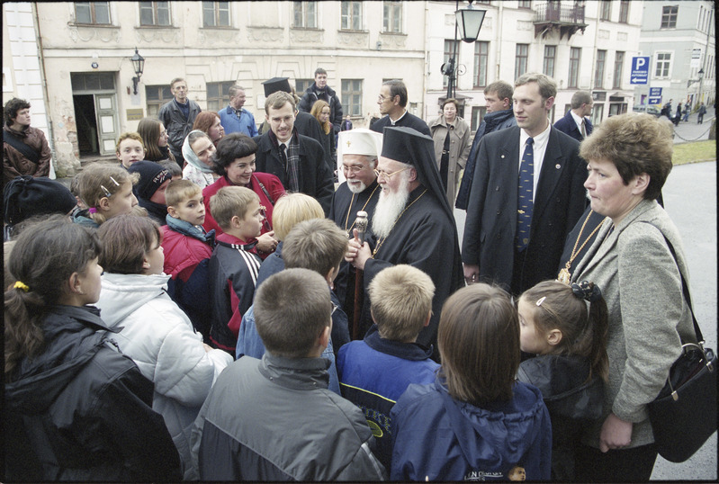 Isa Bartholomeos I ehk Bartolomeos I  Tartu Ülikoolis oktoober 2000