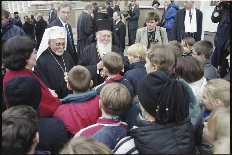 Isa Bartholomeos I ehk Bartolomeos I  Tartu Ülikoolis oktoober 2000