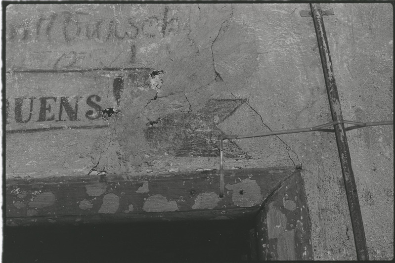 Tartu ülikooli peahoone kartseri seina joonised. Juuni 1977. a.