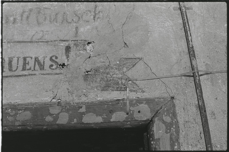 Tartu ülikooli peahoone kartseri seina joonised. Juuni 1977. a.