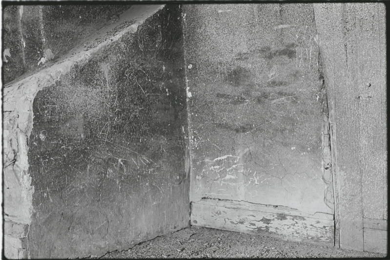 Tartu ülikooli peahoone kartseri seina joonised. Juuni 1977. a.