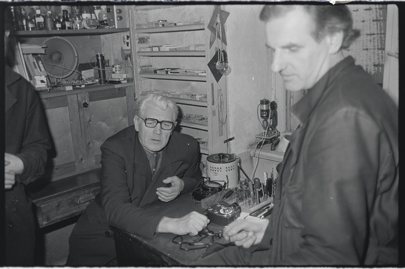 Tartu ülikooli kino- ja fotolaboratoorium. November 1977. a.