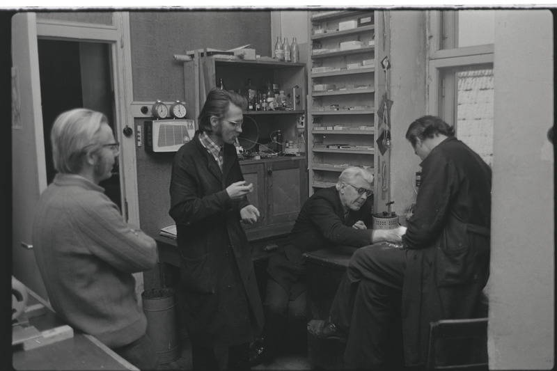Tartu ülikooli kino- ja fotolaboratoorium. November 1977. a.