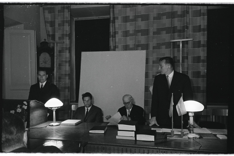 Teadustöö kaitsmine Tartu ülikoolis 1968. a.
